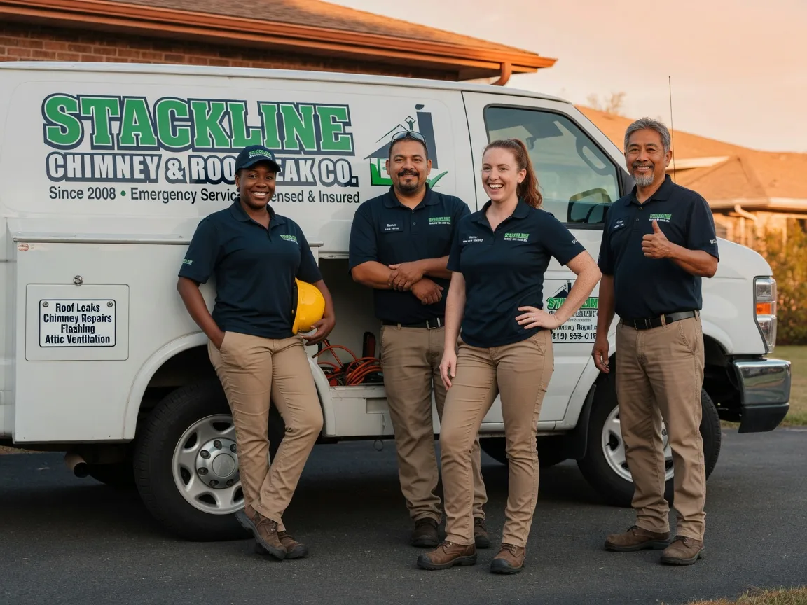 Chimney flashing repair company in Scotia, CA